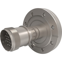 CF Flanged Type K - Thermocouple Feedthroughs - Mil-Spec Screw T/C Plug, Double-End