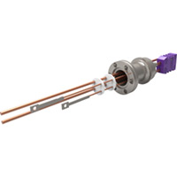 CF Flanged Type E - Thermocouple Feedthroughs - Miniature T/C Plug & Power Leads