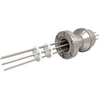 CF Flanged Type E - Thermocouple Feedthroughs - Push-On (Multi T/C) Plug