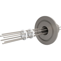 KF Flanged Type J - Thermocouple Feedthroughs - Push-On (Multi T/C) Plug