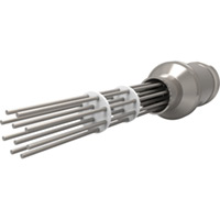 NPT male Type K - Thermocouple Feedthroughs - Mil-Spec Screw T/C Plug, Single-End