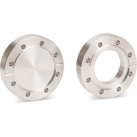 304L SS Double-Faced ConFlat® (CF) UHV Flanges