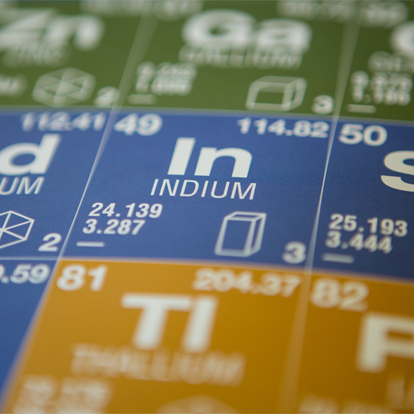 Physical Vapor Deposition (PVD) of Indium Bumps